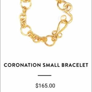 Small size triple dipped gold plated Bracelet.